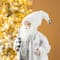 Glitzhome® 18" Faux Fur Christmas Frosty Santa Figurine